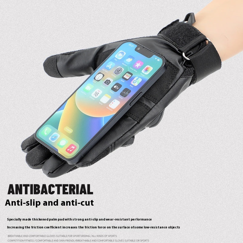 Durable Work & Training Gloves for Men | Full Finger, Touch-Screen Compatible.