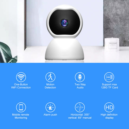 1080P Wireless Indoor Security Camera - Smart Home IP Camera with Night Vision