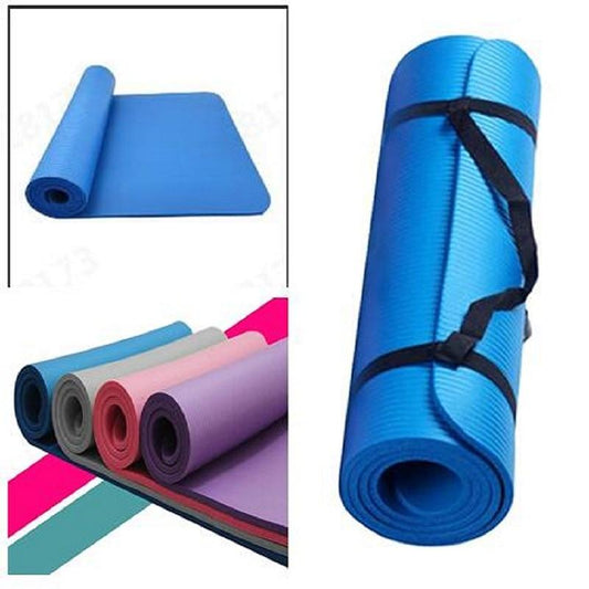 Premium Large Non-Slip Yoga & Fitness Mat – Extra Thick, Durable, Sweat-Resistant for Home or Gym Workouts