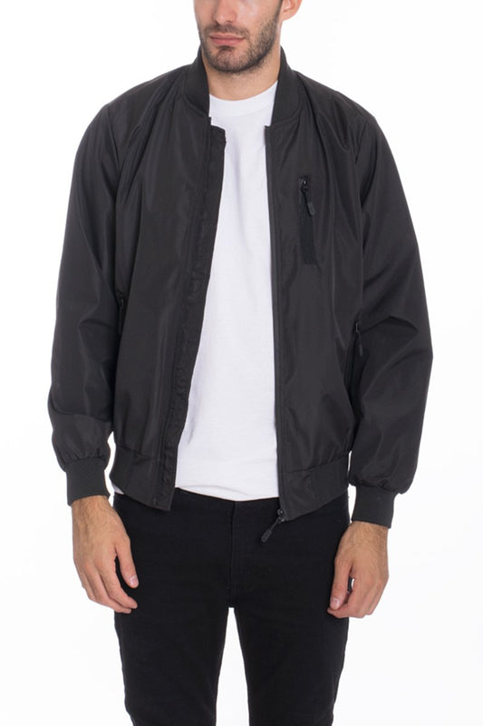 Men's Waterproof Vinyl
Windbreaker - Lightweight Hooded Rain & Wind Jacket