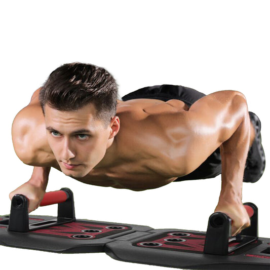 9-in-1 Push-Up Rack Board System for Strength Training, Chest, Arms, Back & Core Workout