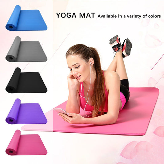 Premium Large Non-Slip Yoga & Fitness Mat – Extra Thick, Durable, Sweat-Resistant for Home or Gym Workouts