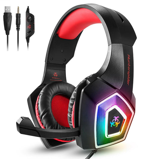 Dragon LED Gaming Headset with Mic – Stereo Sound, Noise-Canceling, Comfortable Earpads